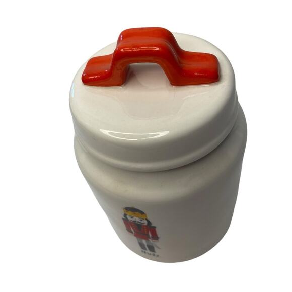 RAE DUNN NUTCRACKER JAR, COOKIE JAR, STORAGE CONTAINER. - Picture 7 of 7
